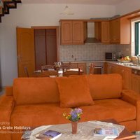 007 Villa Kalypso open plan living room and kitchen