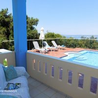 12 Maria lounge terrace with pool and sea view