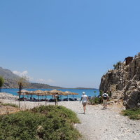 Walking - Aradeina Gorge exit at Marmara Beach